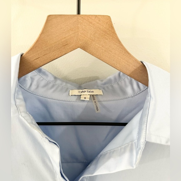 Tyler Boe Collared Tunic Blue Size Small - Picture 5 of 6